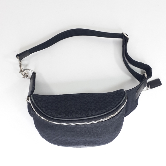 Coach Handbags - Coach Fanny Pack Belted Bag Canvas Optic Purse